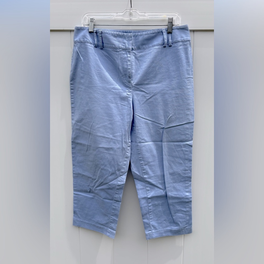 Flattering! LOFT cropped light blue pants- size 12